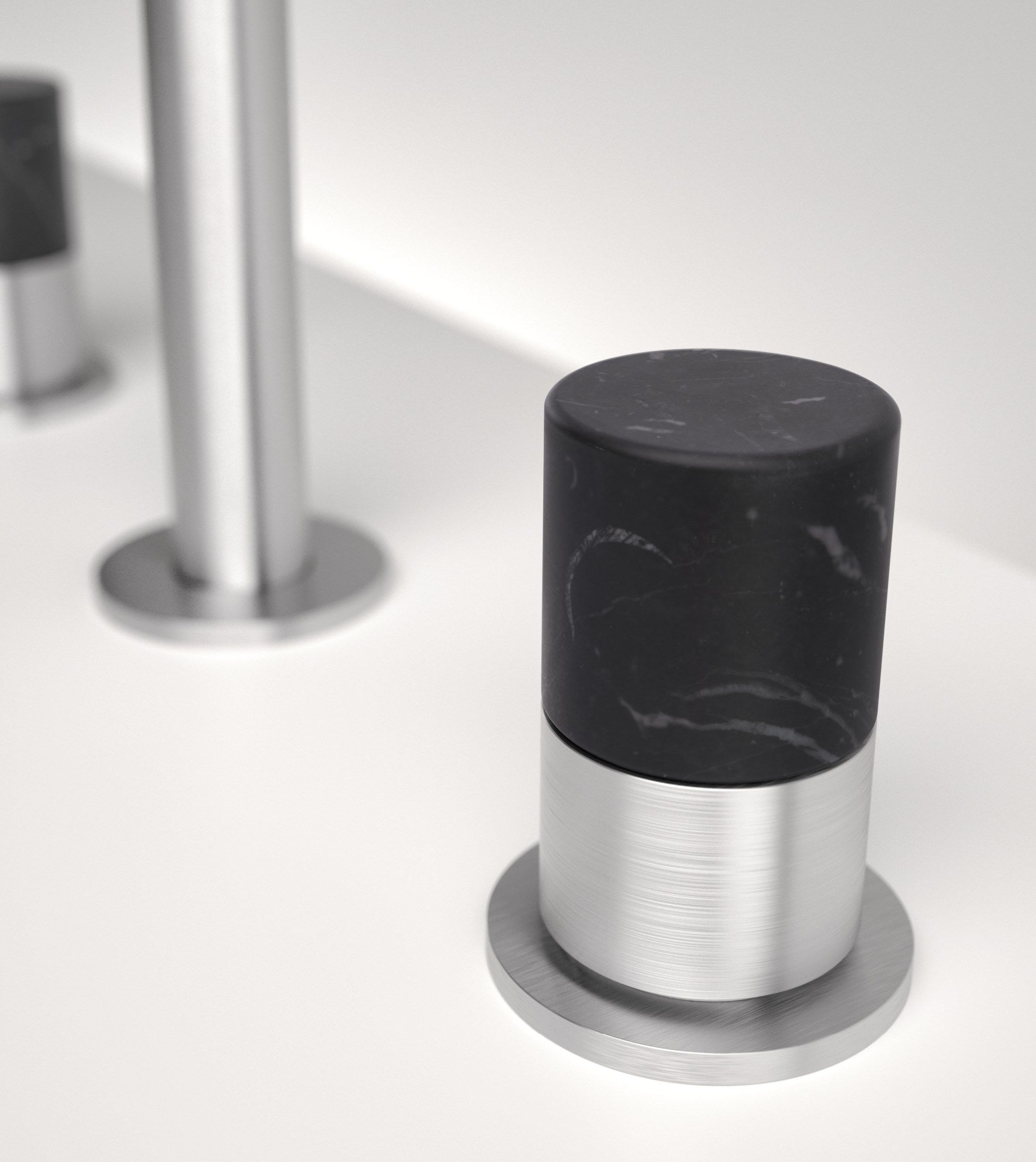 Смеситель для биде с 3 отверстиями из нержавеющей стали Zazzeri Z316 ARCH-00104239 - Вид №4