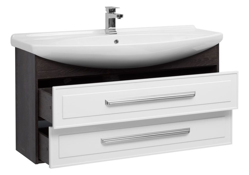 Тумба с раковиной Aquanet Остин 120 дуб кантербери/белый 0020172300175450 - Вид №1