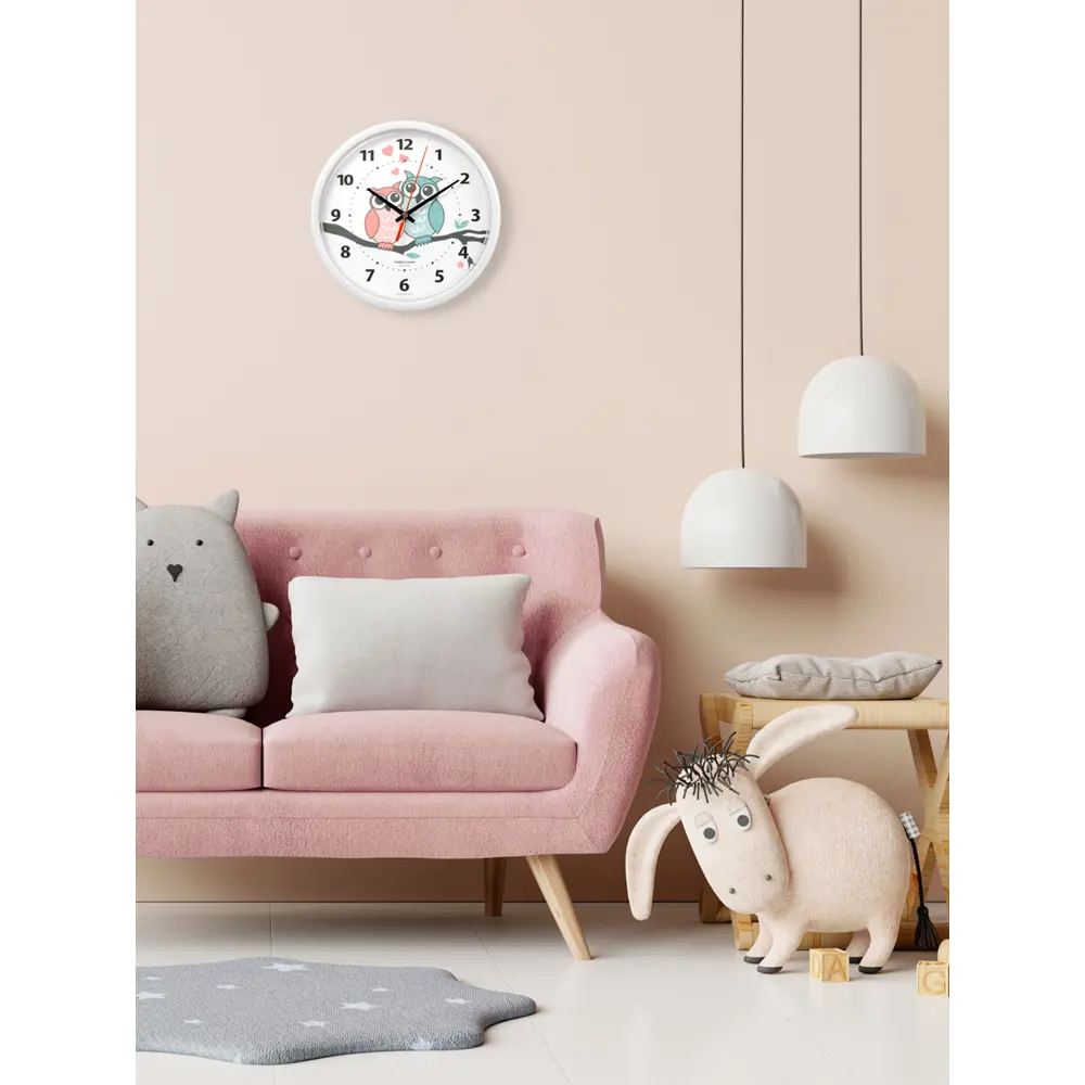 Часы настенные «Совушки» 23 см TROYKATIME Детские STLM-2112096 - Вид №4