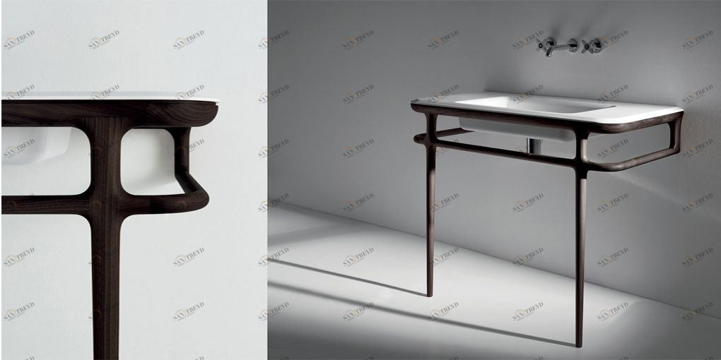 Комплект мебели №11 90 см Antonio Lupi ILBAGNO из американского ореха Antoniolupi 11ILBAGNO