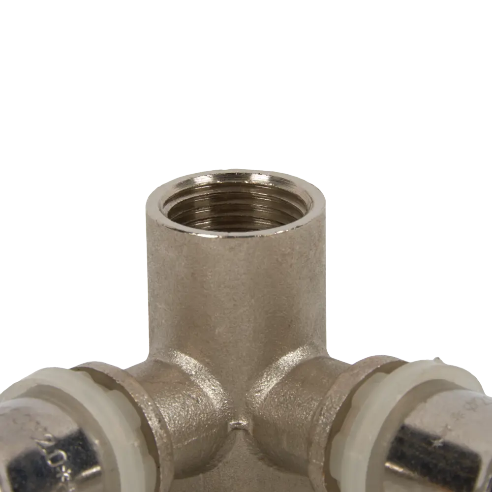 Тройник комбинированный Valtec 20x1/2"x20 мм ВР никелированная латунь VTM.234.N.200420 15647325 STLM-2131663  - Вид №1