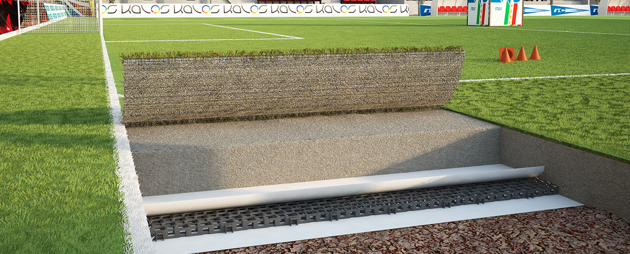 Geocell Ячеистая структурная дренажная панель с высокой горизонтальной пропускной способностью Geoplast  - Вид №2