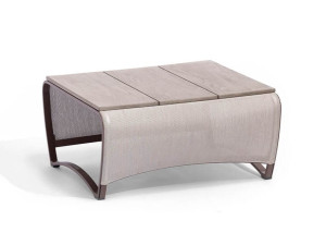 Квадратный низкий садовый столик