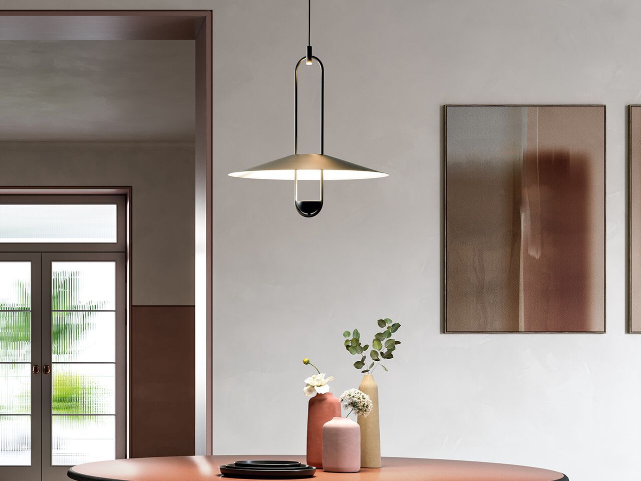 Металлический светодиодный подвесной светильник Masiero Luppiter ARCH-00031505 - Вид №1