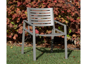 Стул для сада из нержавеющей стали с подлокотниками