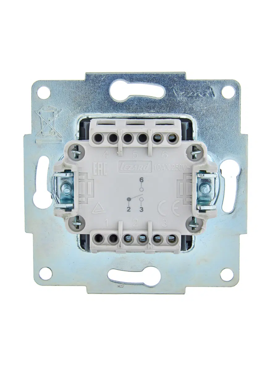 ASTI Выключатель проходной платина механизм LEZARD 7081-3588-105 - Вид №1