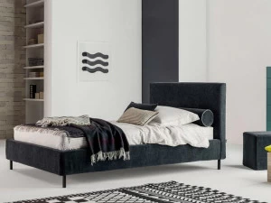 Twils Односпальная кровать с мягким изголовьем Max