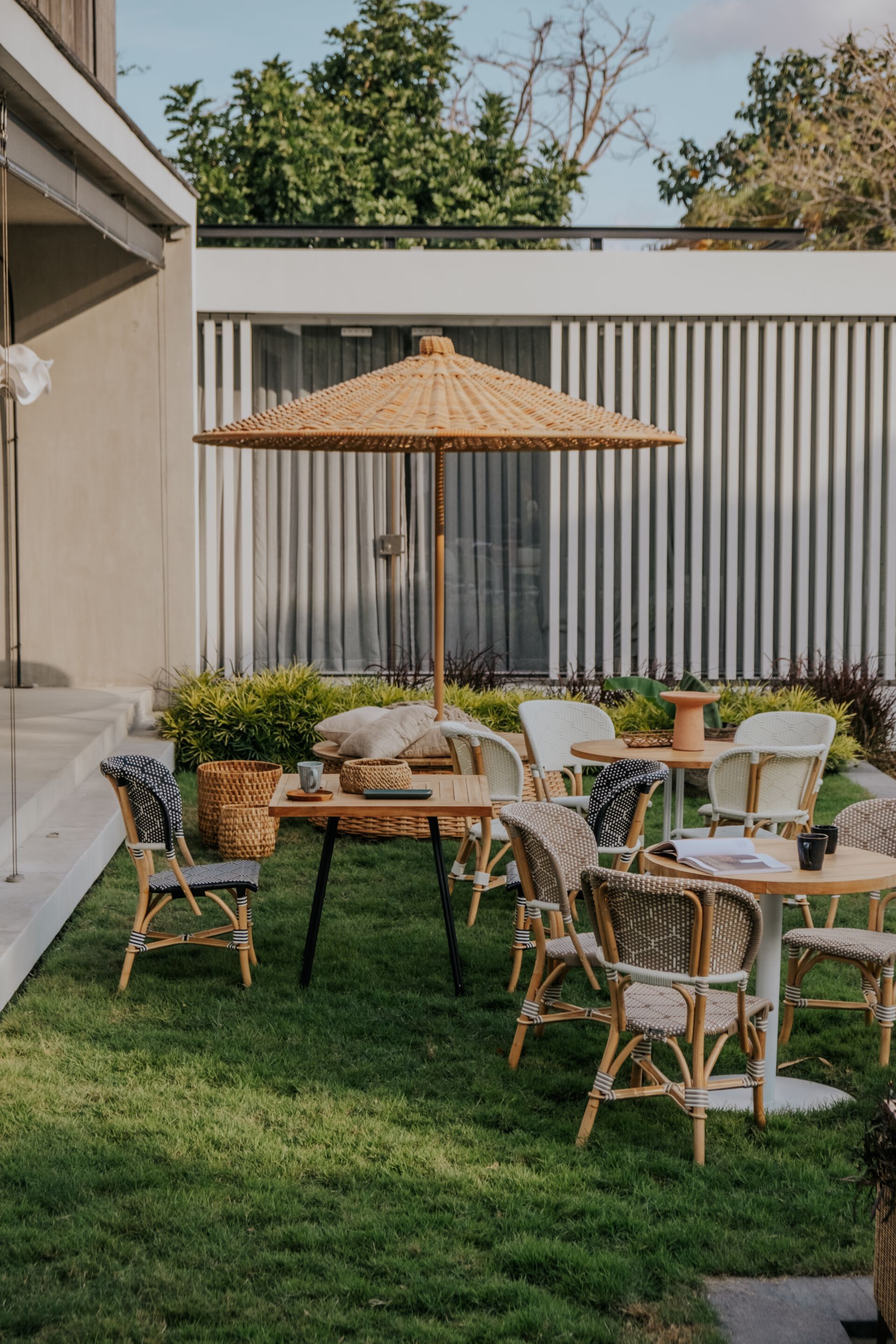 Ротанг сад стул с открытой спинкой cbdesign бистро ARCH-00150703 - Вид №7