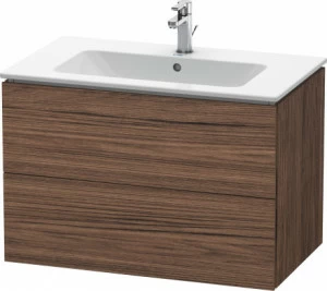 LC624102121 Тумбочка подвесная L-Cube #LC6241 820 x 481 мм Орех темный декор