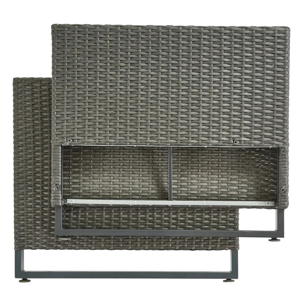 Подлокотники NATERIAL Noa Fix серые с экоплетением для садовой мебели 82509713 STLM-0028946 - Вид №3