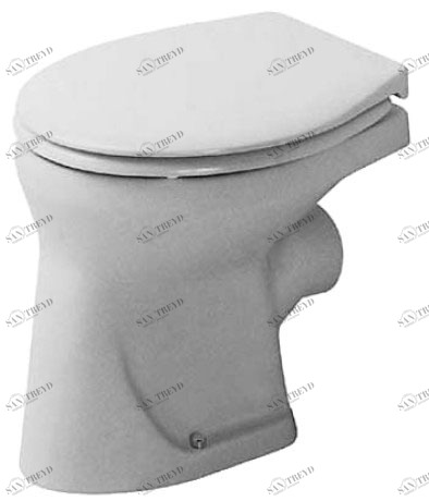 0106090000 Приставной унитаз напольный Белый Duravit Duraplus Германия