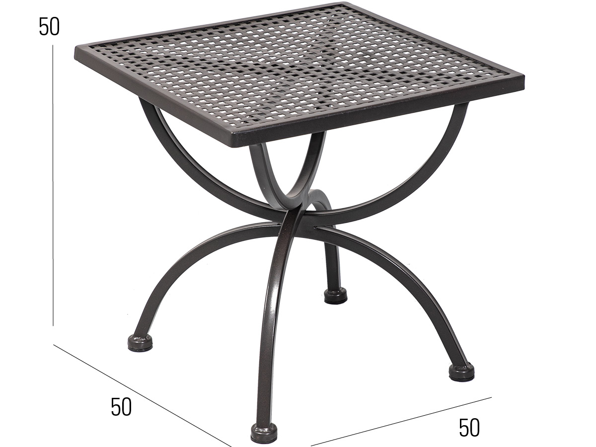 65.00.0208 Журнальный столик Romeo Marone Antik 50 x 50 Mbm - Вид №1