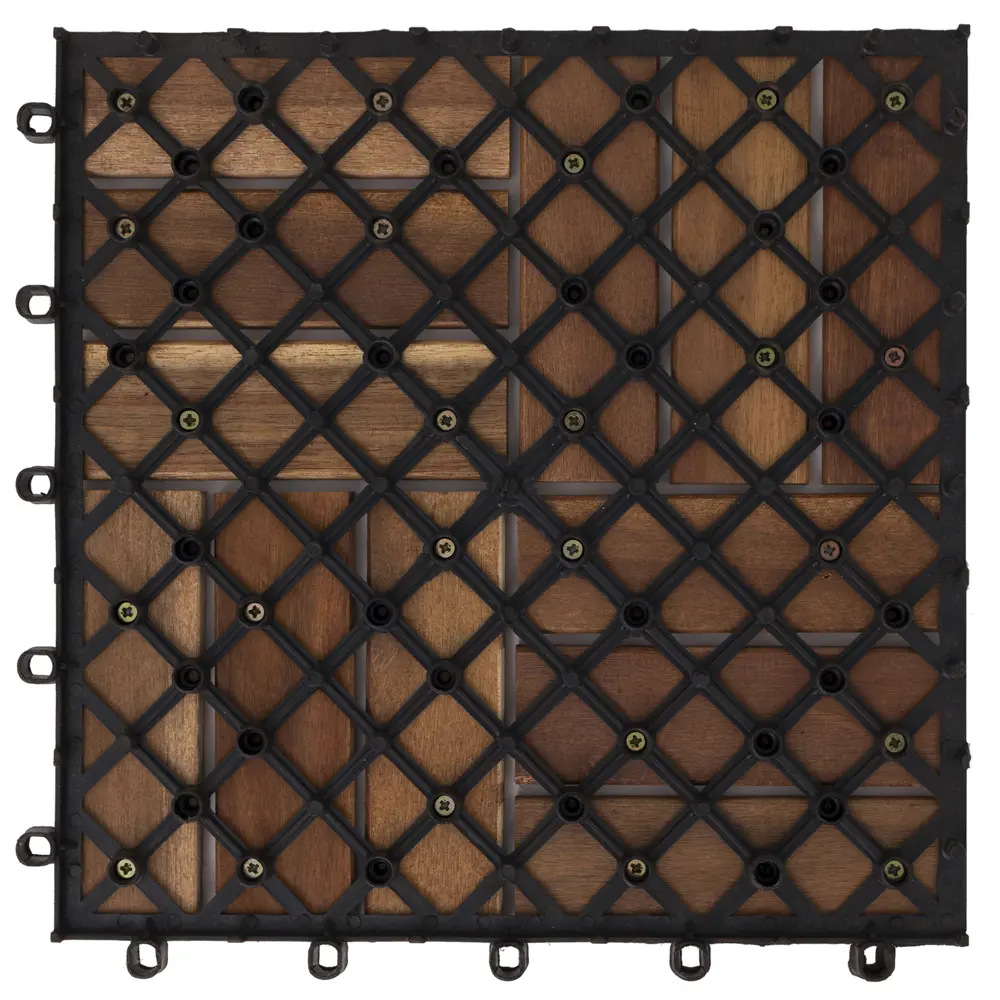 Плитка садовая, 30x30x2.4 см, акация, 12 реек 18217371 STLM-2117075 Santreyd  - Вид №1