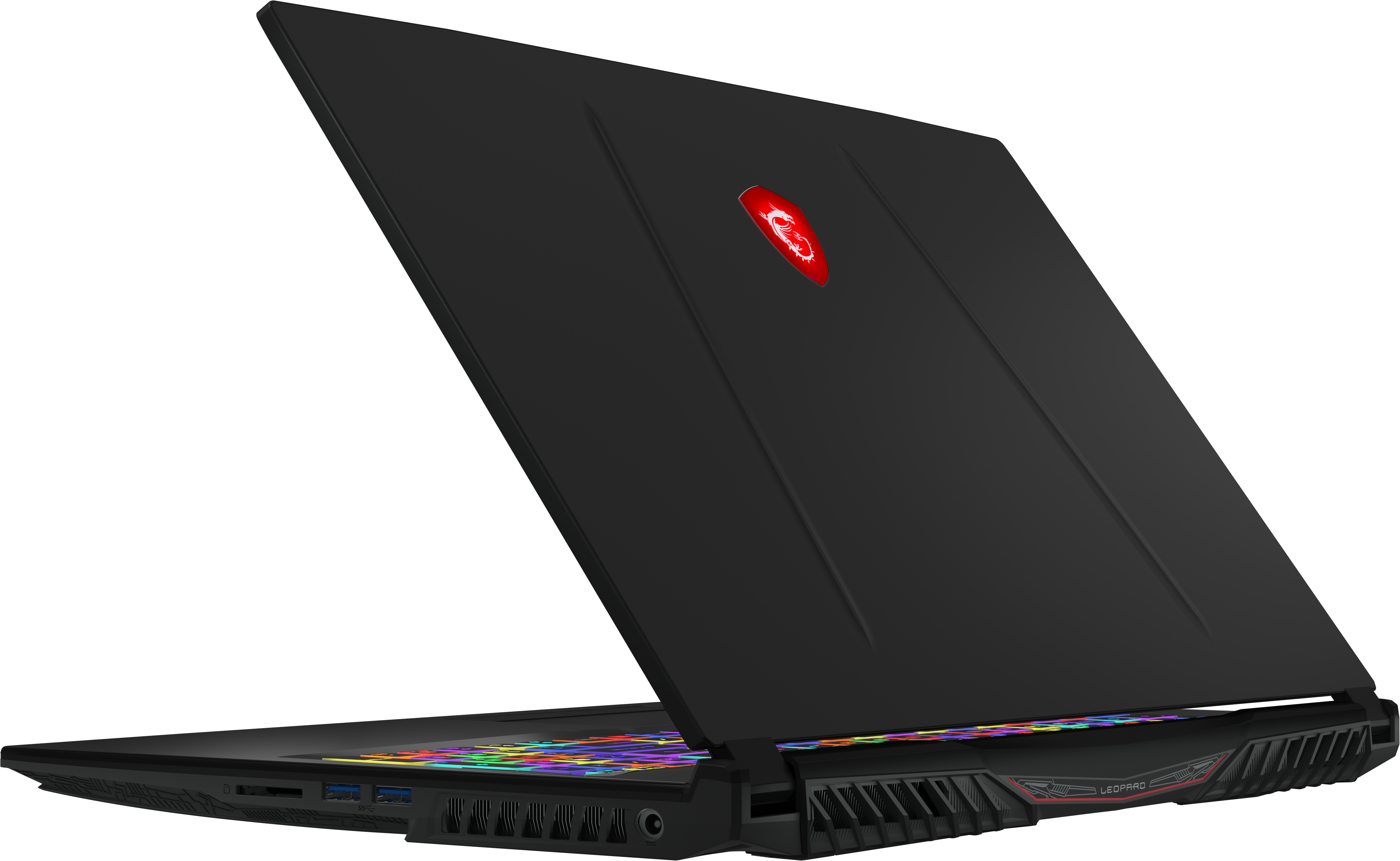 9S7-17E722-251 gl75 leopard 10sdk-251ru 17.3"(1920x1080 (матовый, 144hz) ips)/intel core i5 10300h(2.5ghz)/8192mb/512pcissdgb/nodvd/ext:nvidia geforce gtx1660ti(6144mb)/cam/bt/wifi/war 1y/2.6kg/black/w10 MSI Santreyd  - Вид №3