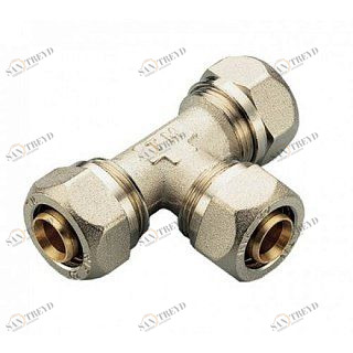 Тройник 16x16x16 TIEMME 1600002