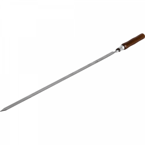 17912823 Шампур металлический 55 см, с деревянной ручкой