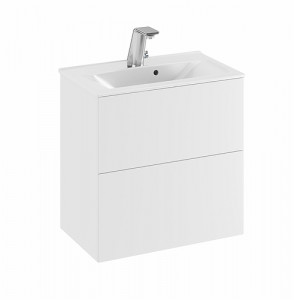 9741321111 IDO Elegant напольная тумба под умывальник, с двумя ящиками, компактная, W = 900 мм, W1 = 915 мм, белая