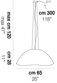 Vetreria Vistosi Подвесной светильник из муранского стекла Ninfea sun-id-1495919 - Вид №2