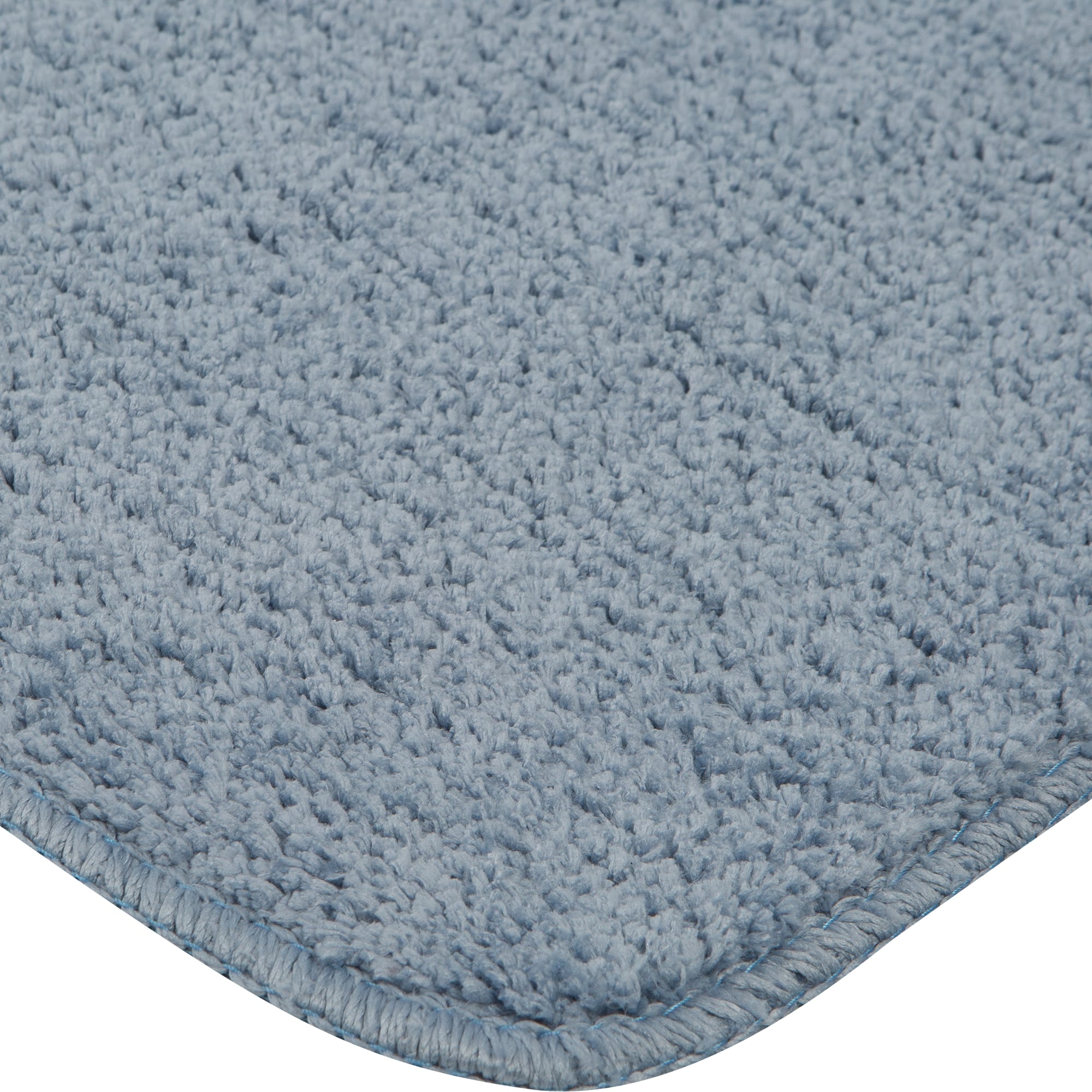 82490626 Коврик для туалета 45x45 см цвет светло-синий Presto Santreyd  - Вид №1