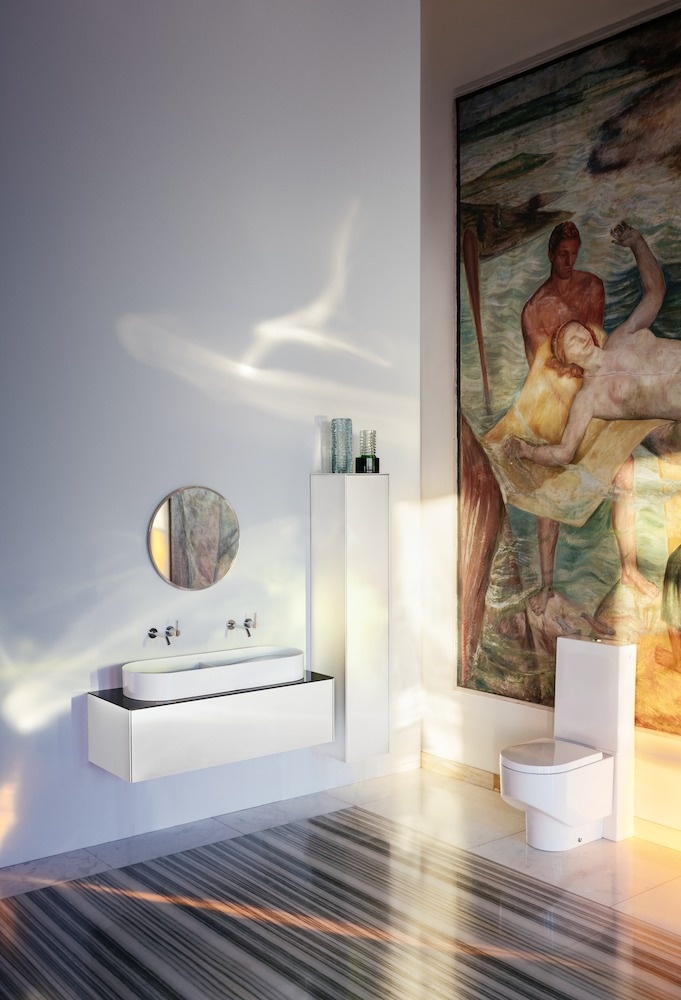 H8233414000001 Напольный унитаз, безободковый смыв Rimless, выпуск горизонтальный/вертикальный LAUFEN PRO - Вид №6