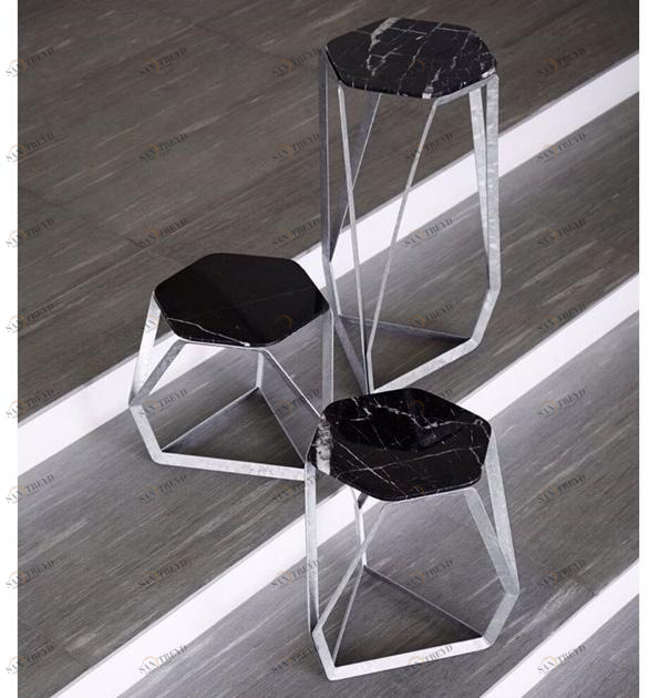 Host & Home Табурет из мрамора Chamfer sun-id-1508058