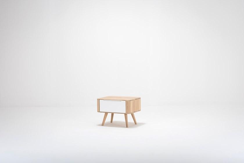 Gazzda Прямоугольная прикроватная тумбочка из дуба с ящиками Ena 044 - Вид №3