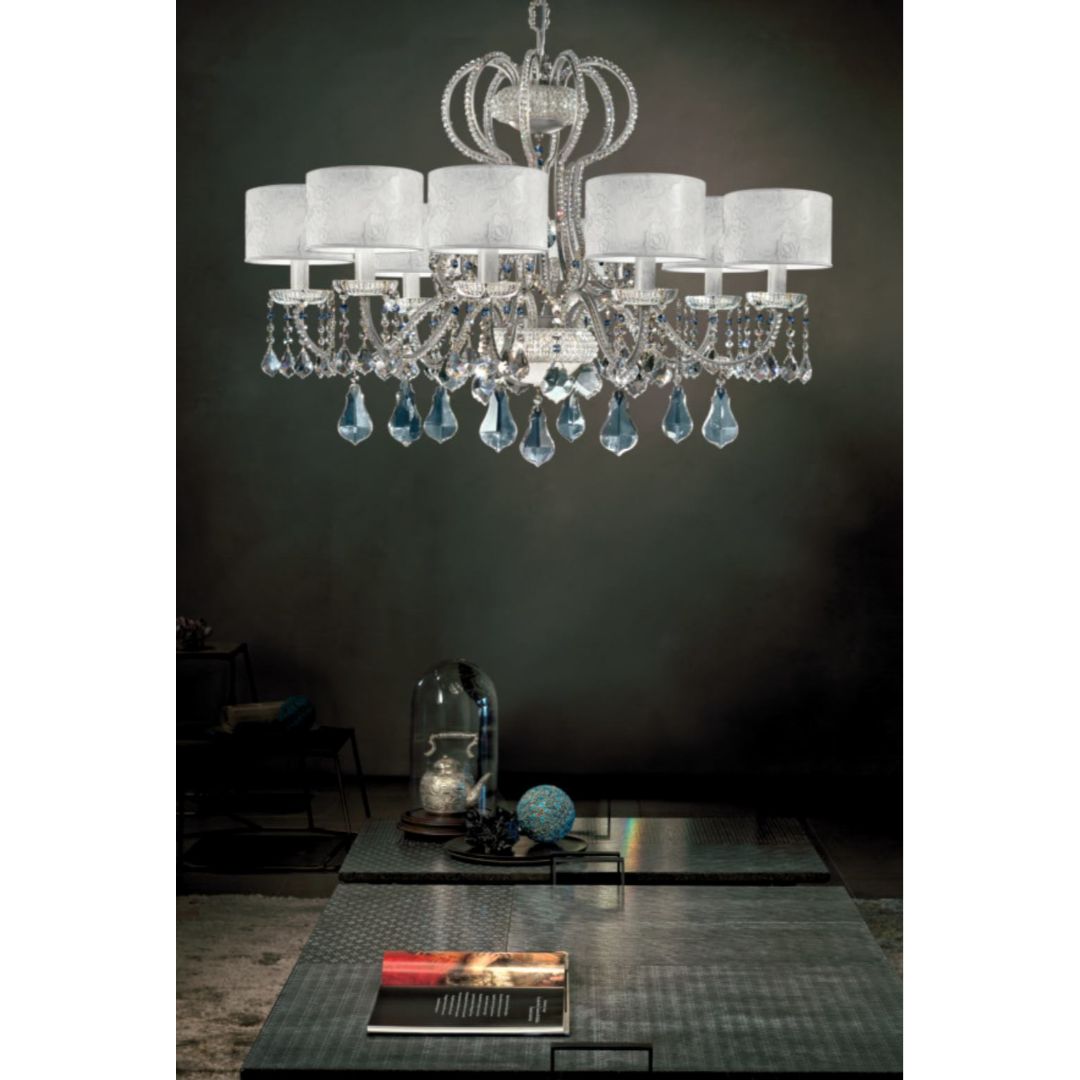 Masiero Gala 8+2 P01Avorio/Oro+PIZ/17/IV люстра подвесная 111417 - Вид №1