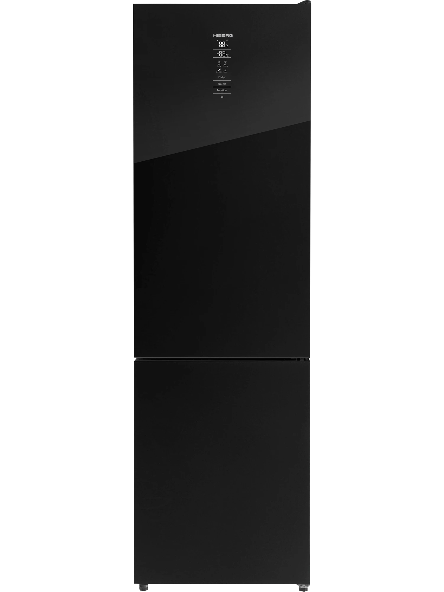 9238385 Холодильник с морозильником   HIBERG RFC-400DX NFGB inverter черный STDN-0055973 - Вид №1
