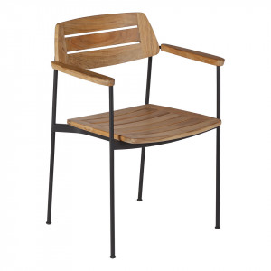 Code: 1LYAS.14 Макет штабелируемого кресла Teak  Layout Dining 