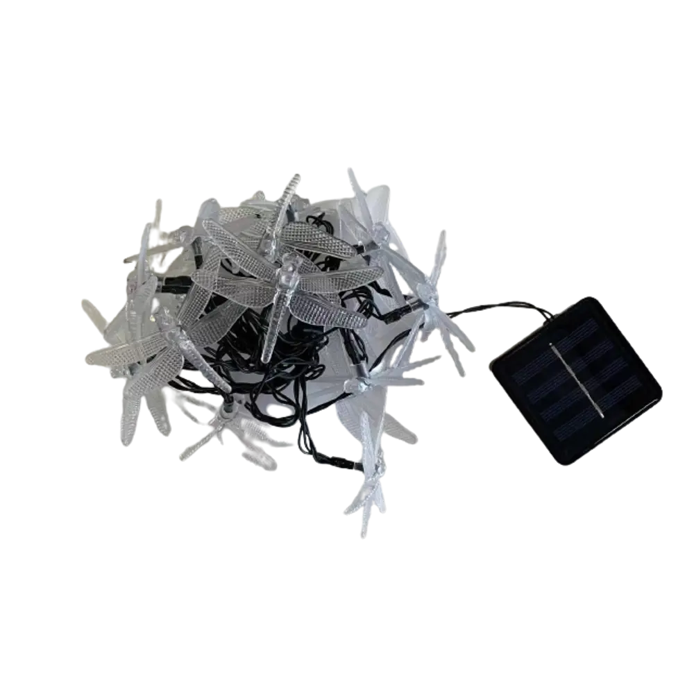Электрогирлянда светодиодная Стрекозы на солнечных батареях 5 м 88297896 STLM-2182508 Santreyd 
