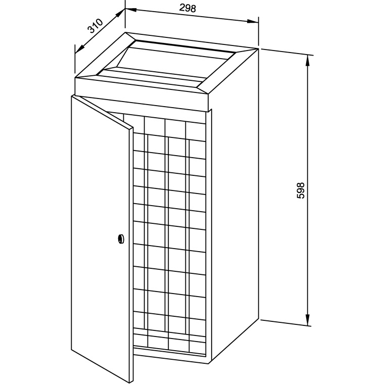 731048 Урна с клапаном WP180 WAGNER_EWAR A-LINE Wagner Ewar  - Вид №1