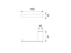 Держатель рулона из нержавеющей стали CEADESIGN AYLA ARCH-00057761