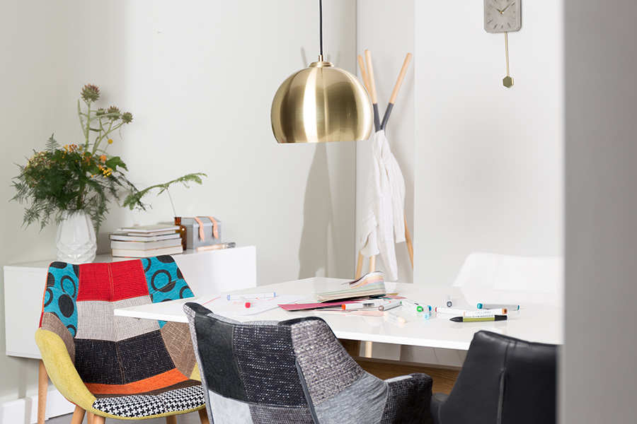 Кресло Twelve Patchwork серое Zuiver 1100267 - Вид №3