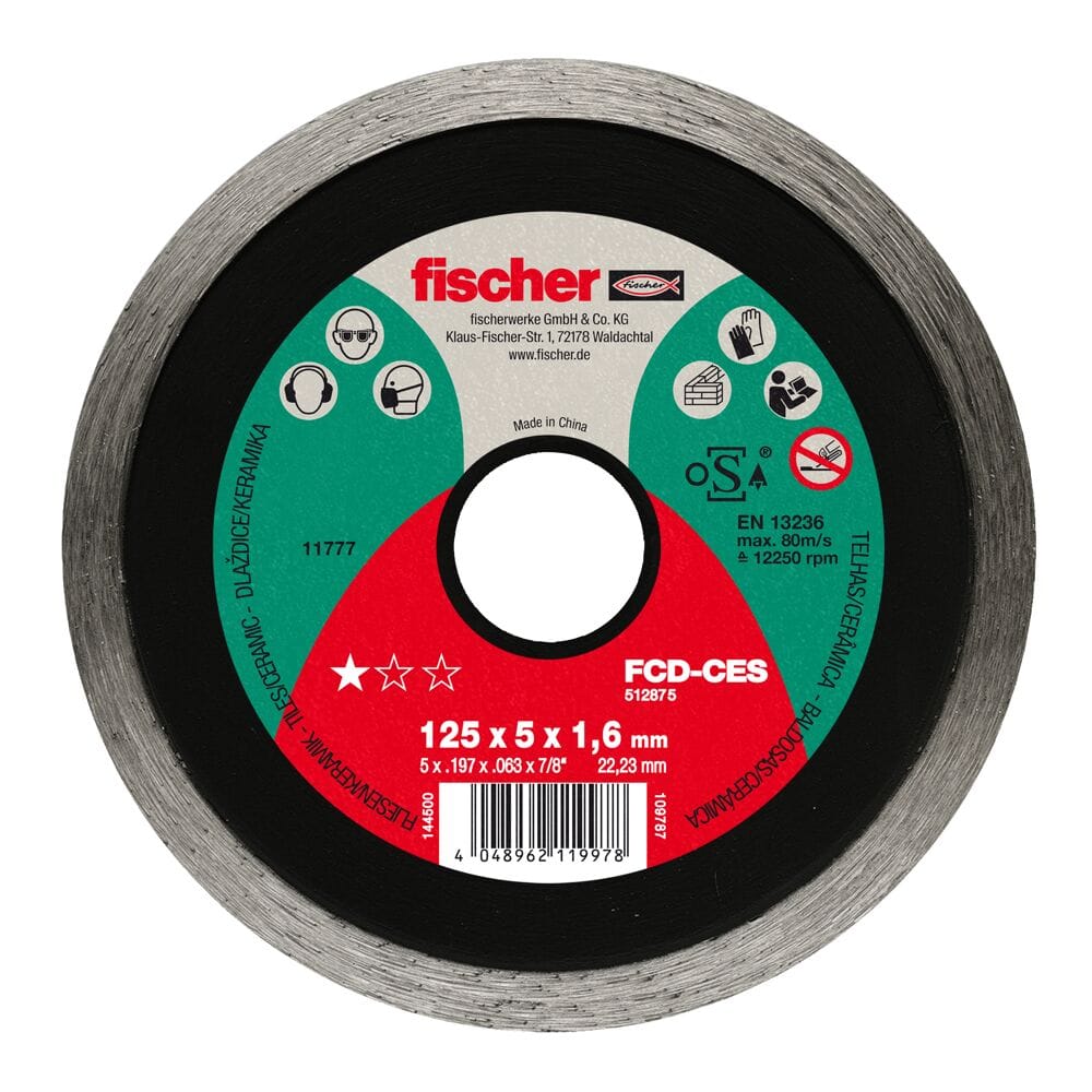 Алмазный отрезной диск FISCHER FCD-CES ARCH-00004426 - Вид №3