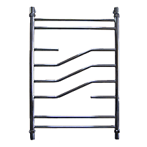 Полотенцесушитель водяной ТЕРА Молния 500х600 Н.Г. 3/4 (20-15) с кронш.+америк. угловые1х3/4