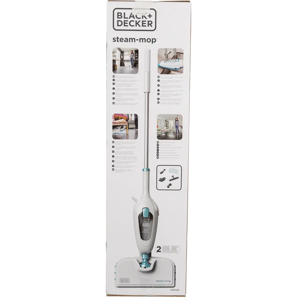 Швабра паровая Black&Decker 1300 Вт BLACK + DECKER STLM-2100055 - Вид №7