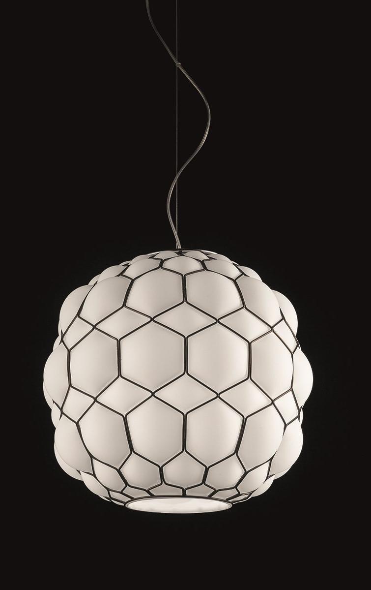 Siru Светодиодная подвесная лампа из дутого стекла  Ms449-035  - Вид №1