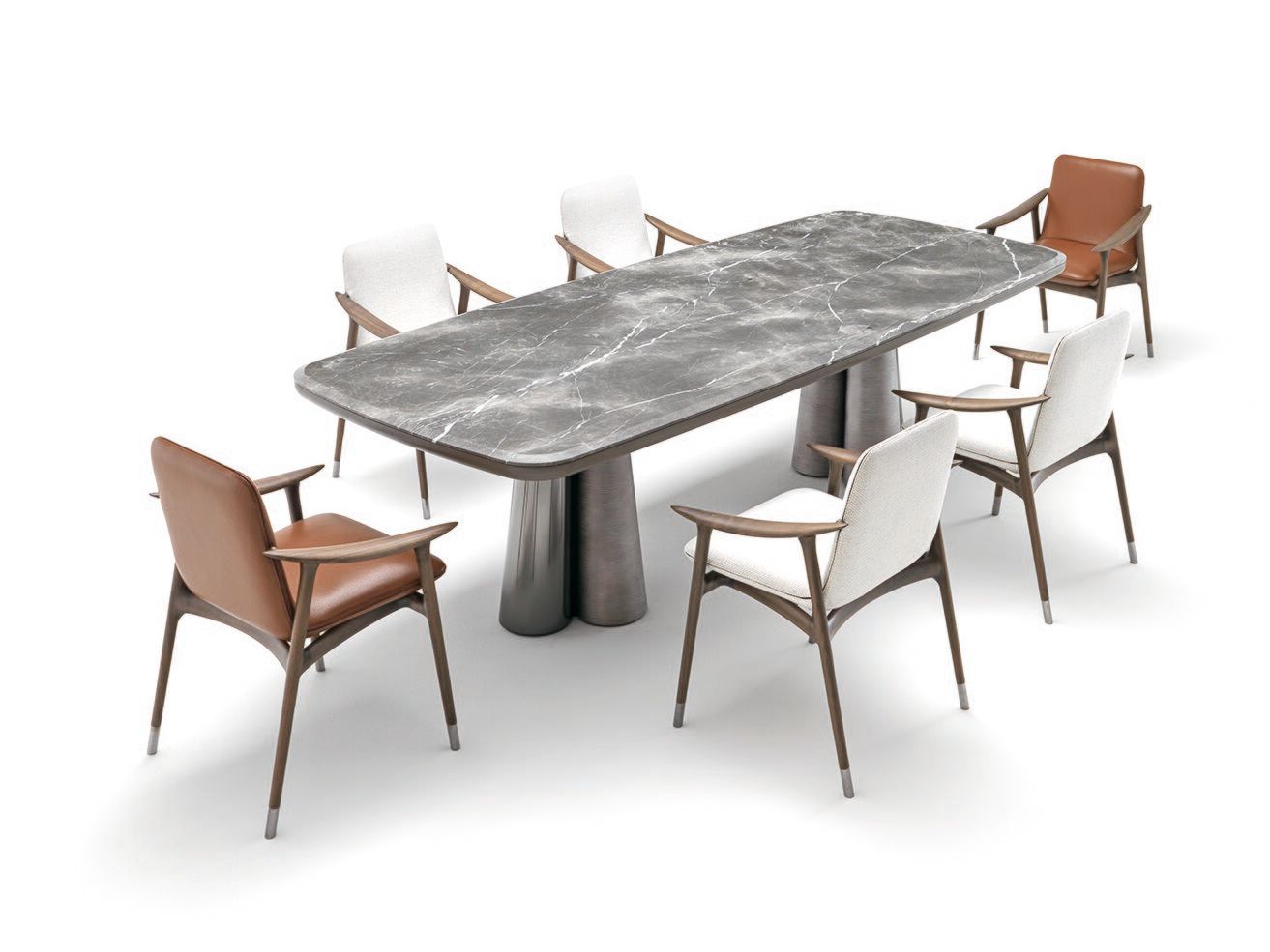 Прямоугольный стол с мраморной столешницей CEPPI Evergreen ARCH-00053187