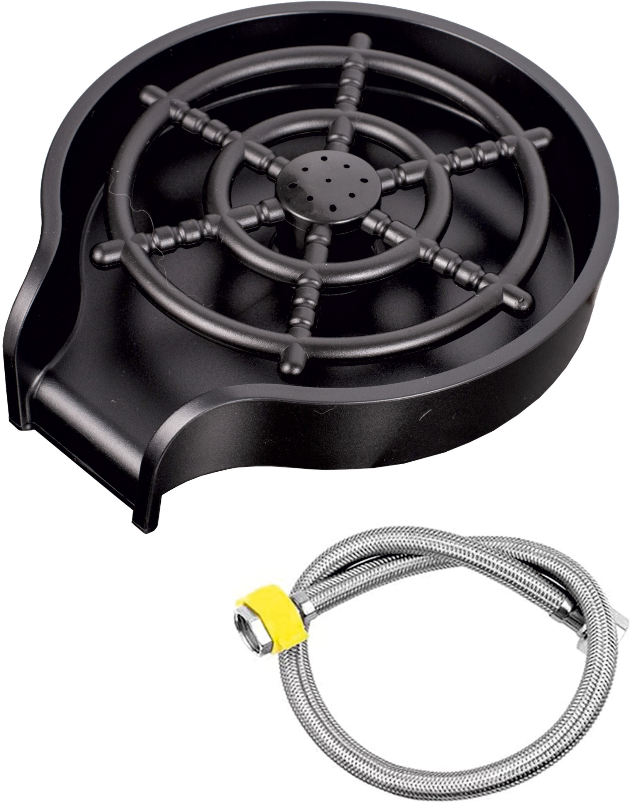 Мойка кухонная ZorG Master R ZM 7546 из нержавеющей стали с водопадом, сталь - Вид №4