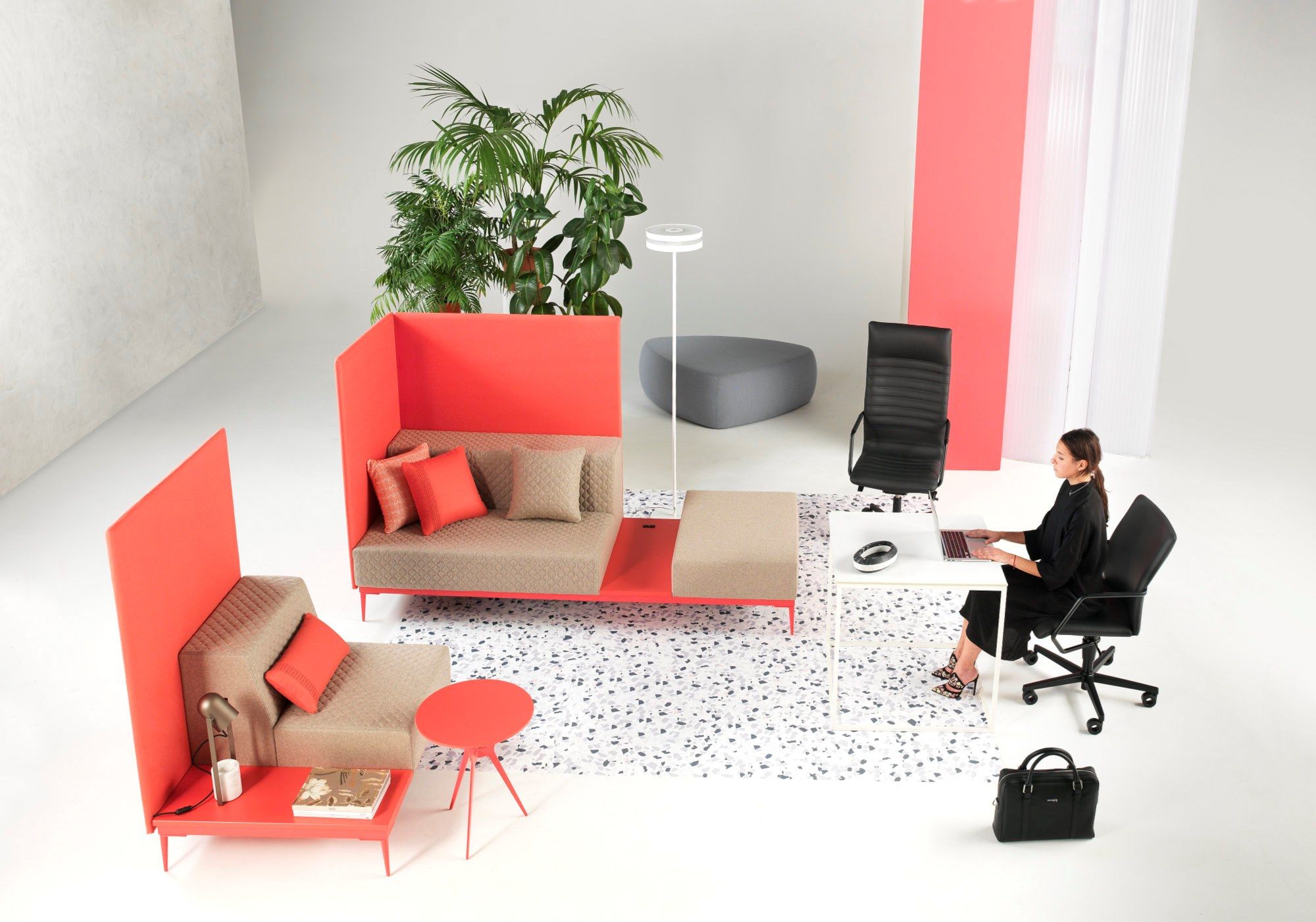 Офисное кресло с кожаной обивкой SITIA время ARCH-00046287 - Вид №4