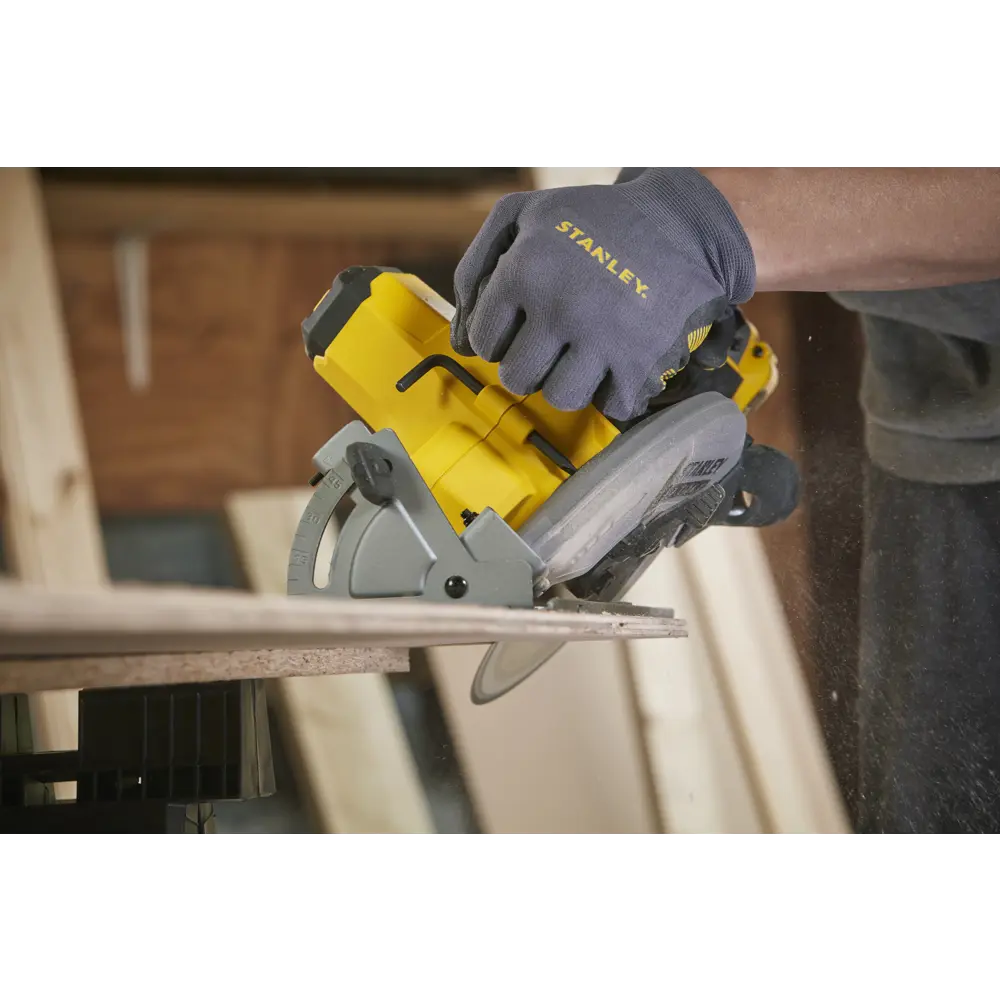 Пила циркулярная аккумуляторная Stanley Fatmax SFMCS500B, 18 В Li-ion без АКБ и ЗУ, 165 мм STLM-2169944 - Вид №3