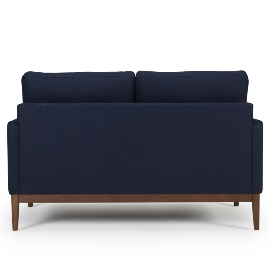 Диван двухместный Finn 01, дуб/орех, темно-голубой Kragelund 3730220521 - Вид №3
