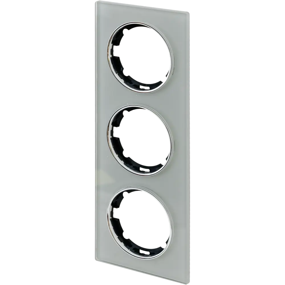 ONEKEYELECTRO Florence - тройная стеклянная рамка для вертикальных розеток 82838546 STLM-0036877 - Вид №2