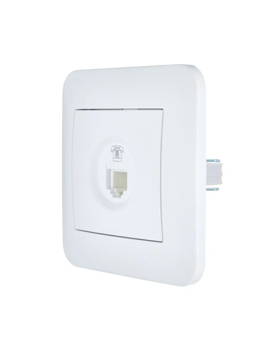 ASTI Розетка телефонная евро белая LEZARD 7081-0202-137 - Вид №3