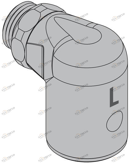 TECO Ручка управления лабораторным клапаном на шланге R4 sun-id-1447400