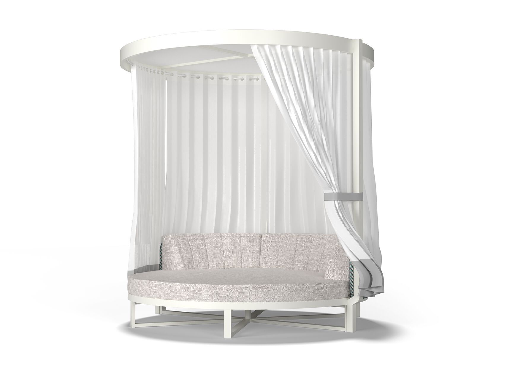 Круглая Садовая кровать из ткани с балдахином MAMAGREEN Munia ARCH-00120241 - Вид №3