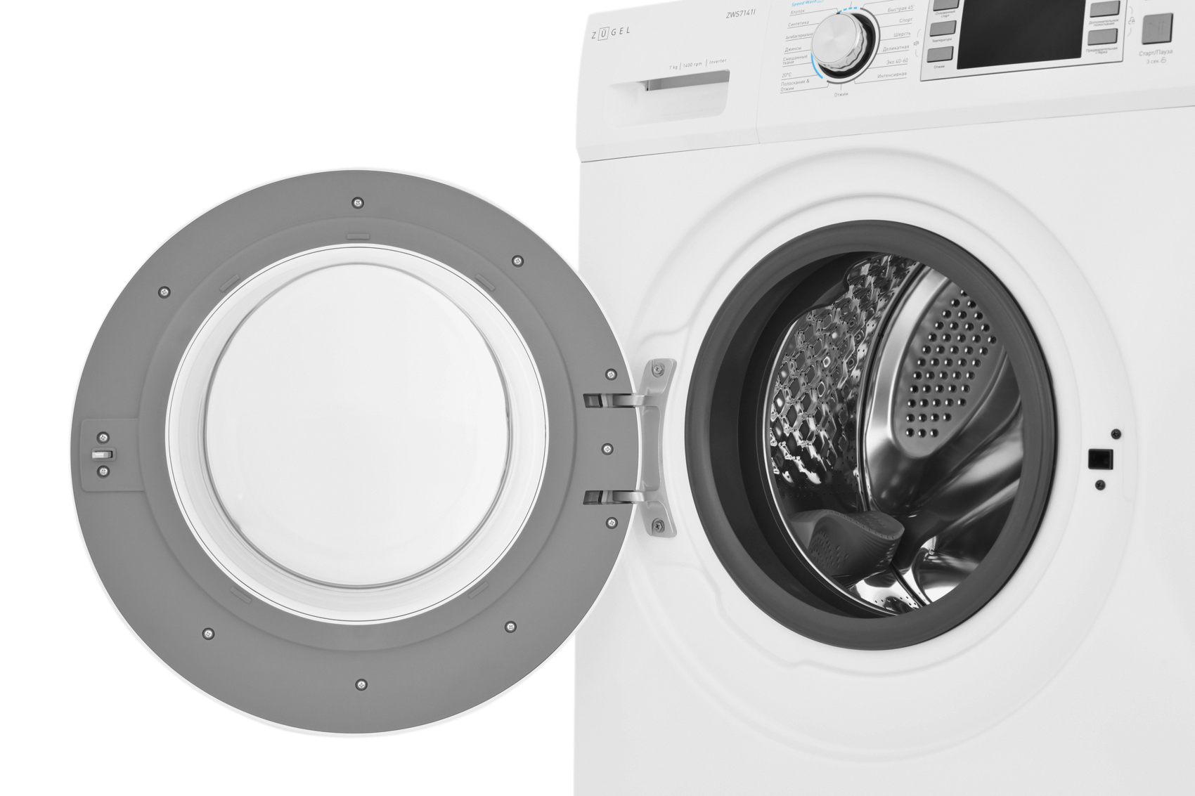 9982985 Стиральная машина ZUGEL ZWS7141I белый STDN-0062929 - Вид №19