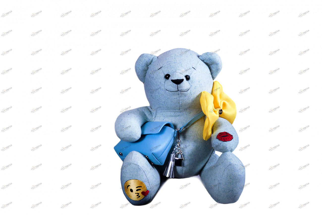 Мягкая игрушка Миша турист GOLDY BEARS МЕДВЕДИ 010966 Серый 