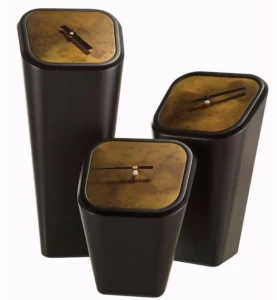 Roche Bobois Настольные часы из стали и дерева