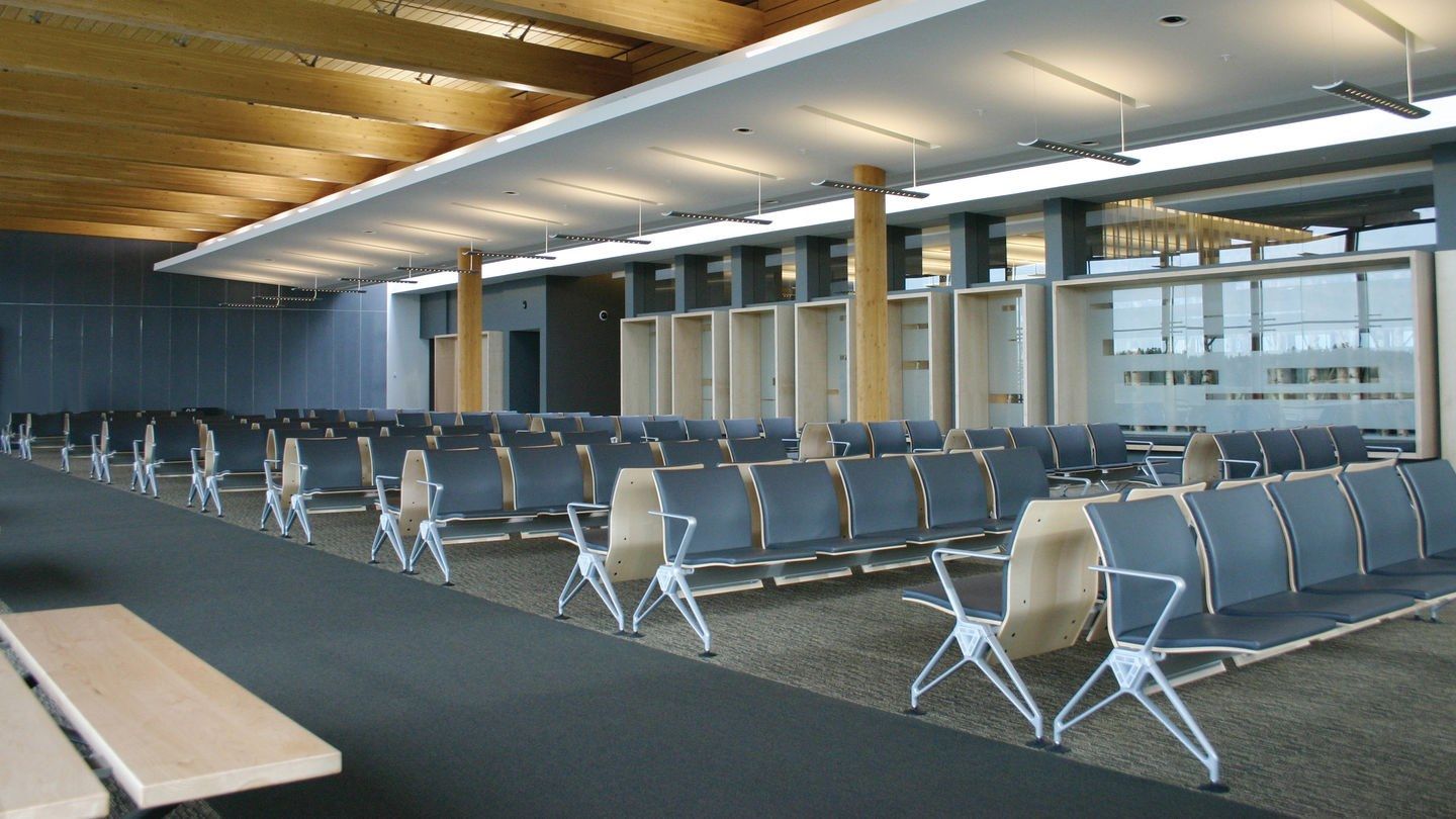 Сиденье на перекладине из фанеры с подлокотниками VITRA AIRLINE ARCH-00049226 - Вид №5